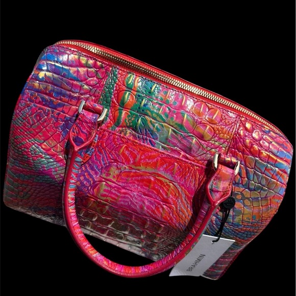 Brahmin Stacy Rainbow Fish Melbourne Satchel - LIMITED EDITION - NWT - Picture 3 of 11
